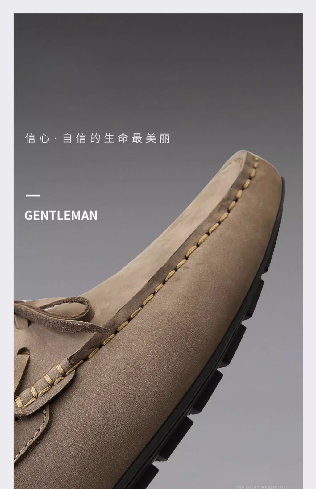 Chaussures décontractées pour homme Gommino en polyuréthane à enfiler, talon plat bas