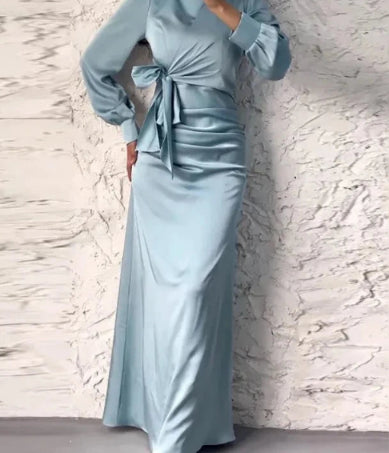 Robe moulante taille haute