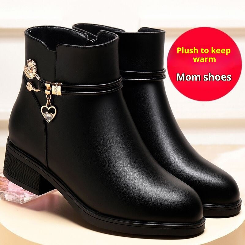 Martin Boots Black Anti-Slip Comfortable Low Top