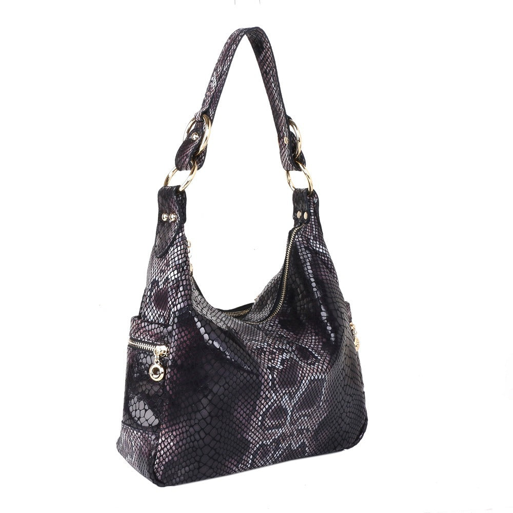 Women's Large Capacity Genuine Leather Crossbody Shoulder Bag 29x10x26