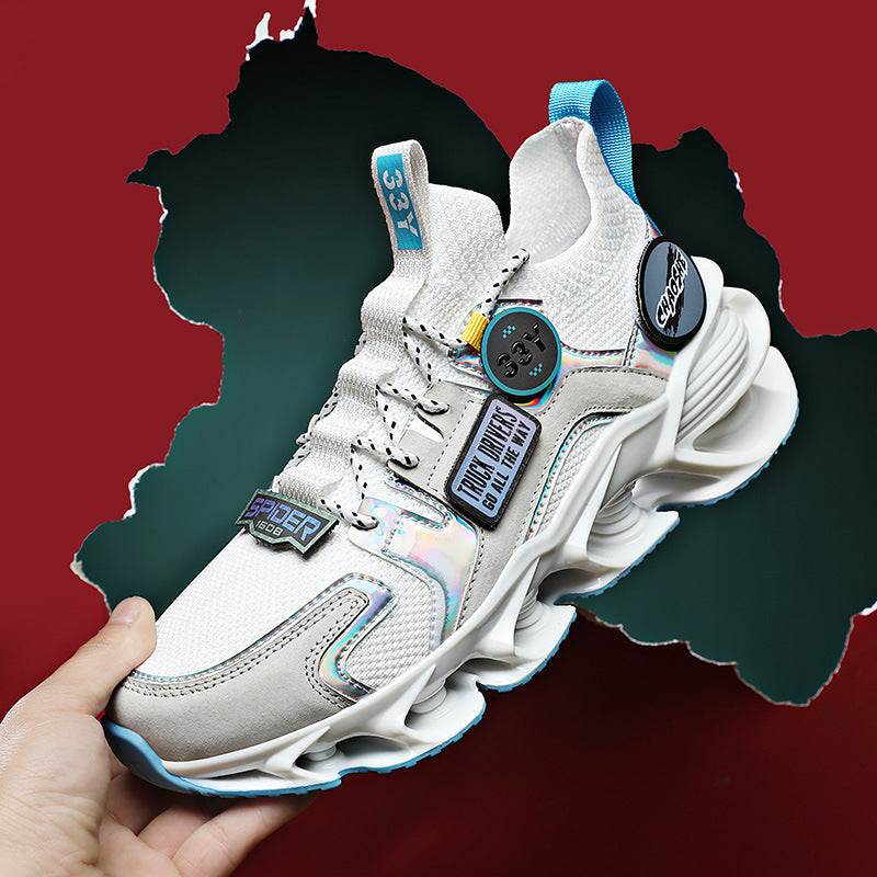 Chaussures d'été de sport décontractées respirantes en maille tissée