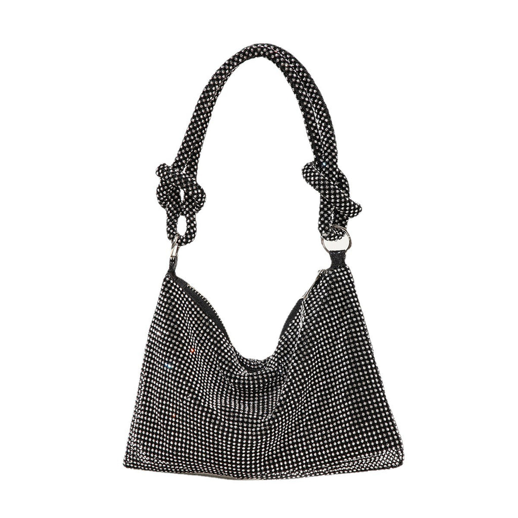 Pochette de soirée pour femme incrustée de strass et diamants, 26x16cm, Plusieurs coloris