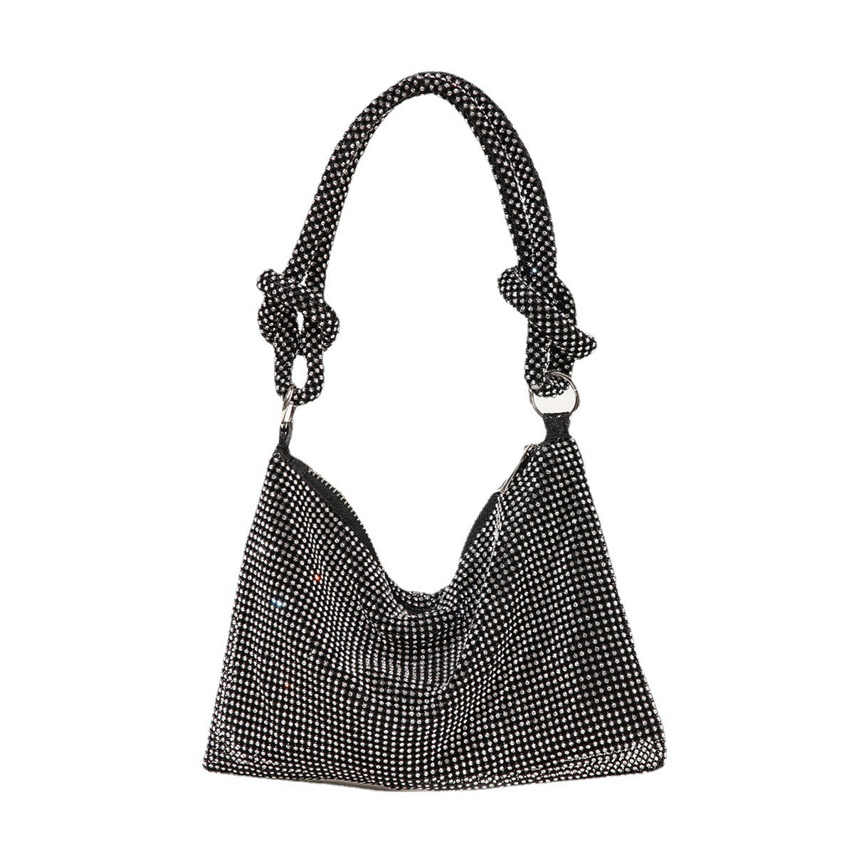 Pochette de soirée pour femme incrustée de strass et diamants, 26x16cm, Plusieurs coloris