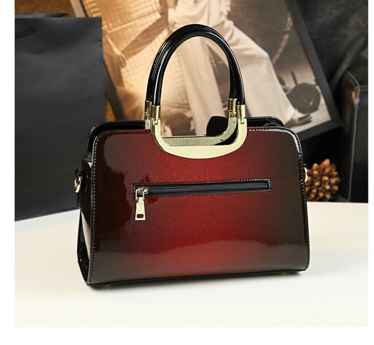 Fairy Temperament Gradient Flower Hand Crossbody Bag 30cm