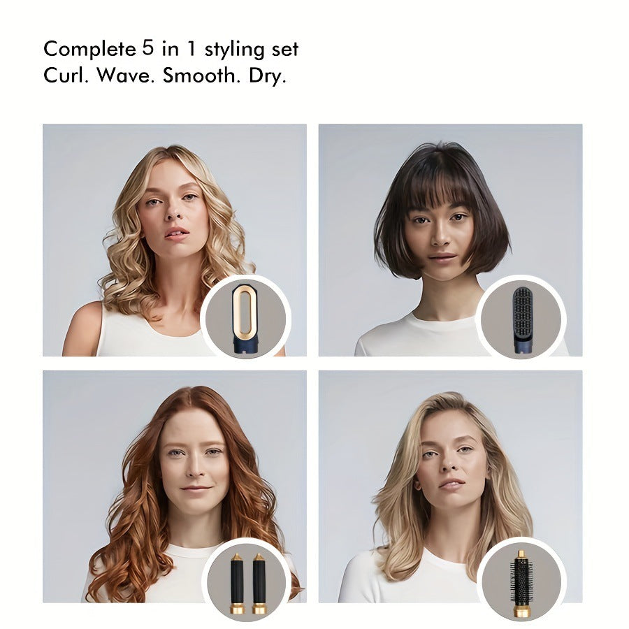 5-in-1 Ceramic Hair Dryer and Styler with 31mm Thermal Conductor