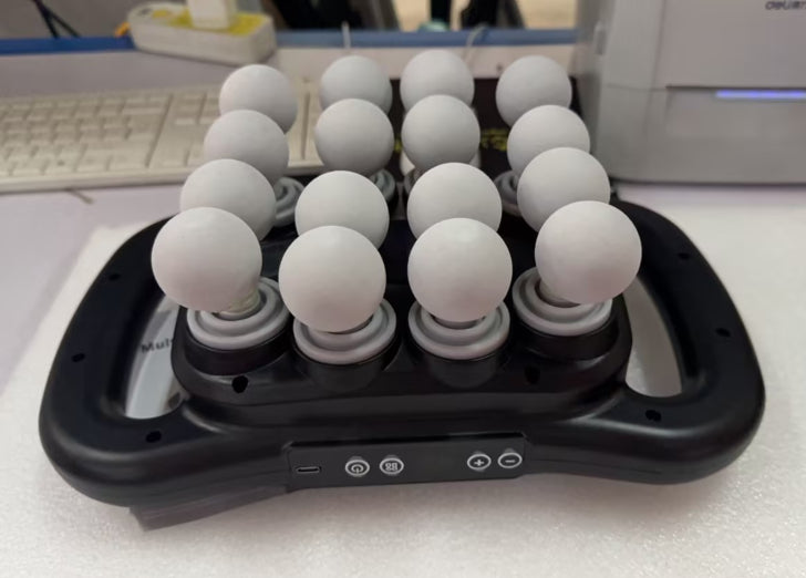 Muscle Relaxation Massage Gun with 16 Heads – Deep Tissue Electric Massager for Back, Shoulders, Legs, and Feet