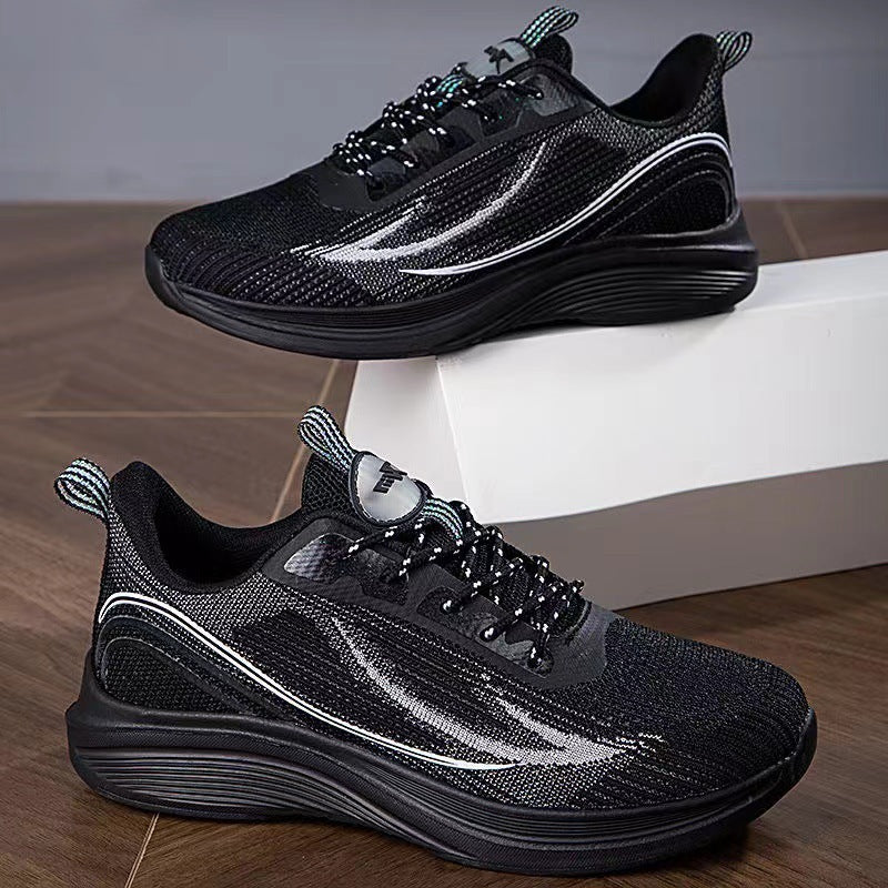 Lightweight Mesh Round Toe Soft Sole Sneakers