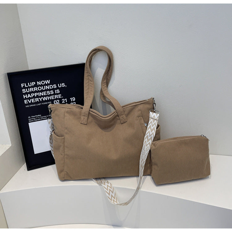 Simple Fashion One-shoulder Portable Canvas Bag