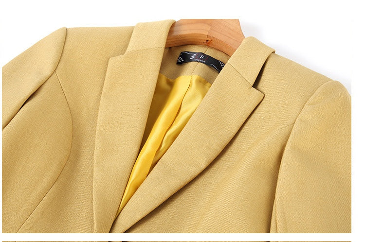 Spring & Autumn Commuter Women's Suits - Polyester Blend