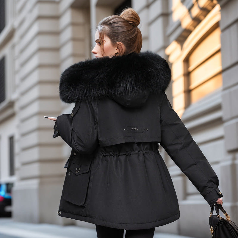 Women's Velvet Padded Thickened Coat