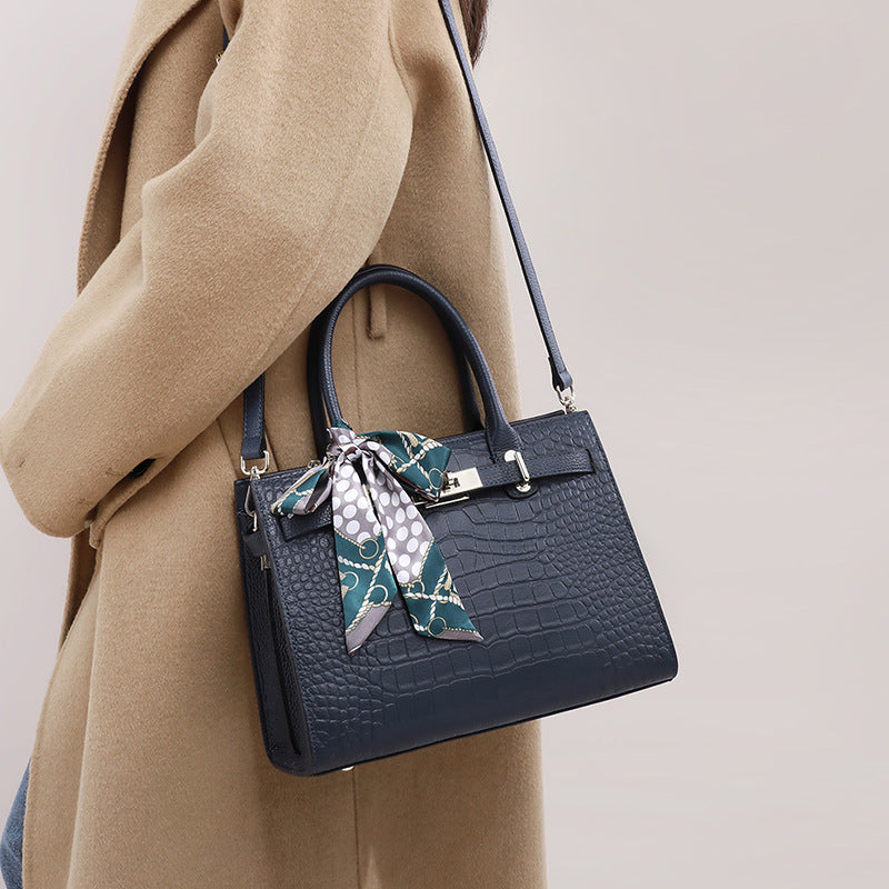 Sac à main pour femme en cuir de vachette grande capacité