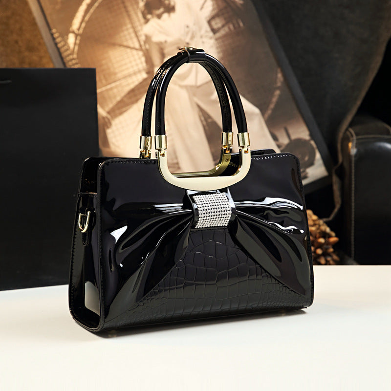 Fashionable Mom Bag for Girls – 30x20x12cm, Solid Colors