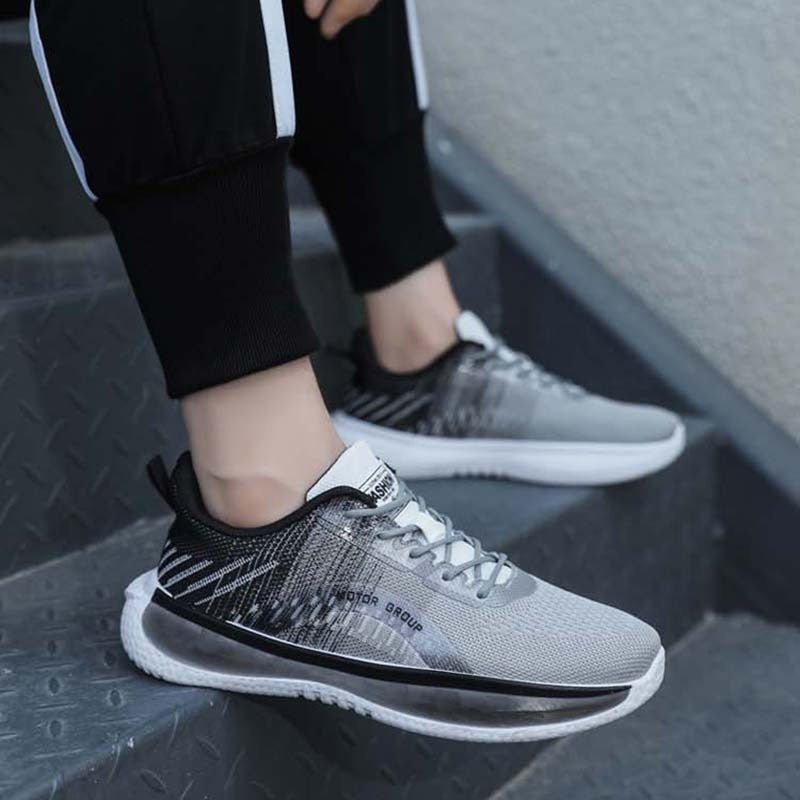 Men's Non-Slip Lightweight Mesh Sports Sneakers for Running & Training