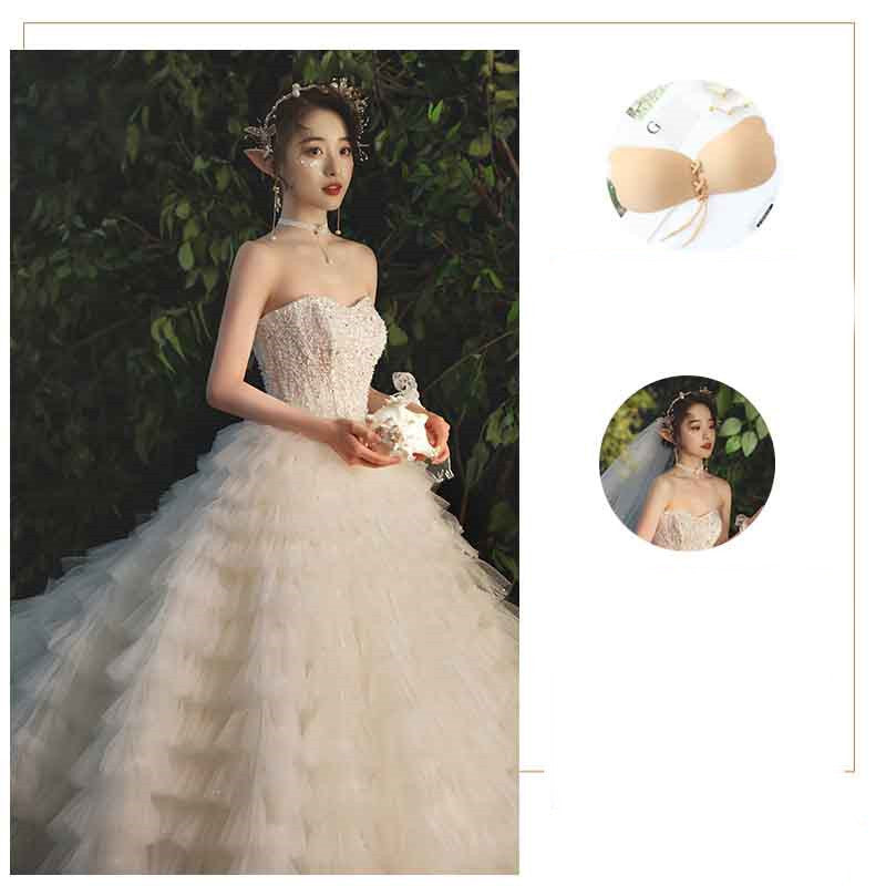 Women's Fashion Simple Large Trailing Double-Breasted Dress