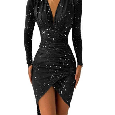Robes moulantes imprimées pour femme