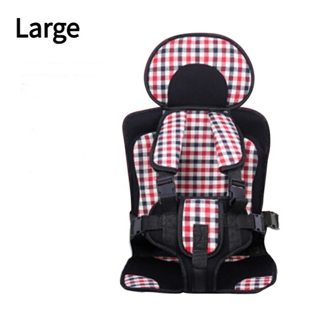 Portable Padded Baby Car Seat Mat with Safety Belt for Comfortable Seating Anywhere