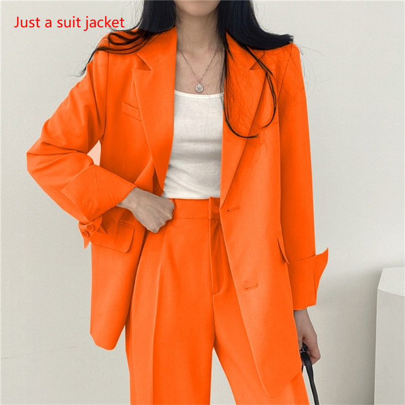 Pink Suit Jacket Spring Autumn Women's Design Sense Niche
