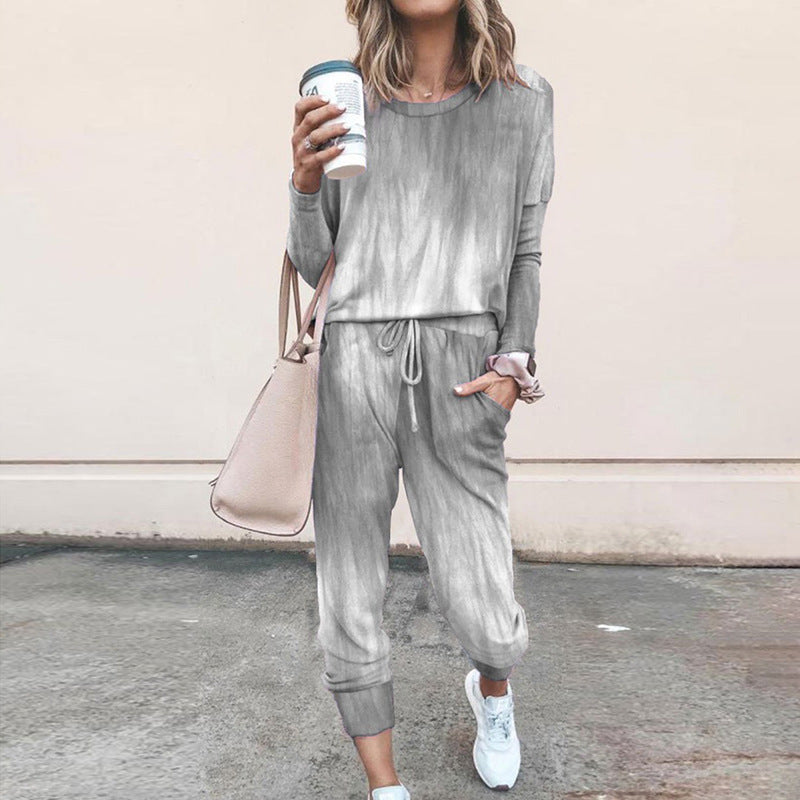 Women's Polyester Casual Printed Suit with Shirt and Pants