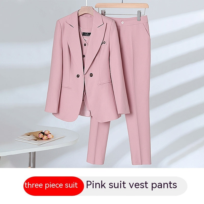 Ensemble Costume Élégant pour Femme avec Pantalon et Gilet