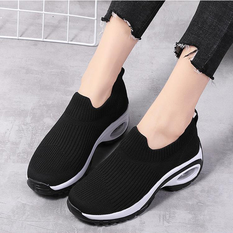 Women’s Breathable Mesh Running Sneakers with Air Cushion