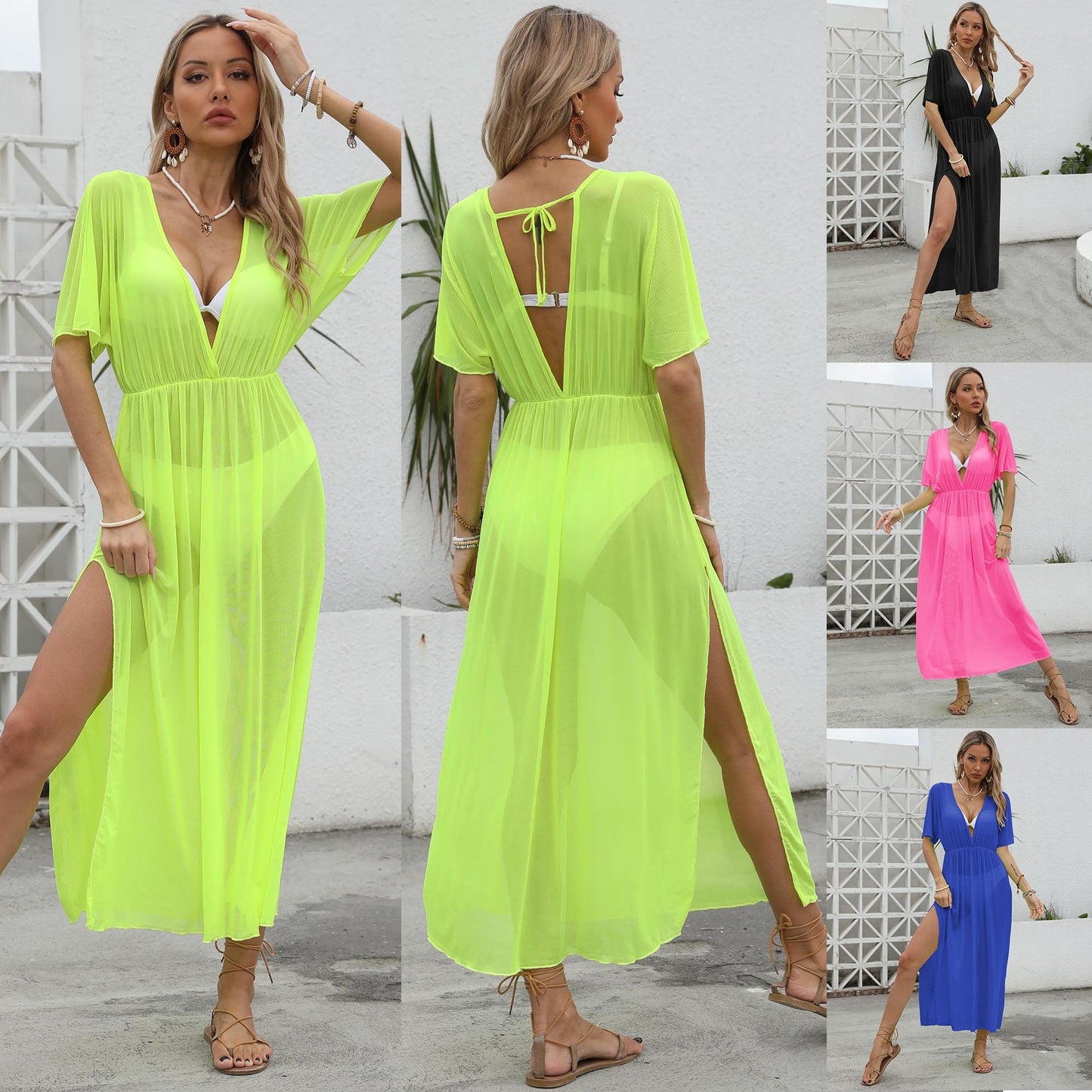 Women's Bikini Blouse Sheer Mesh