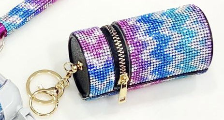 Silk Scarf Keychain Storage Mini
