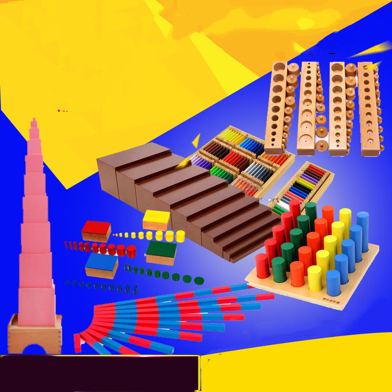 Wooden Montessori Hand-Eye Coordination Teaching Aids for Kindergarten Early Education