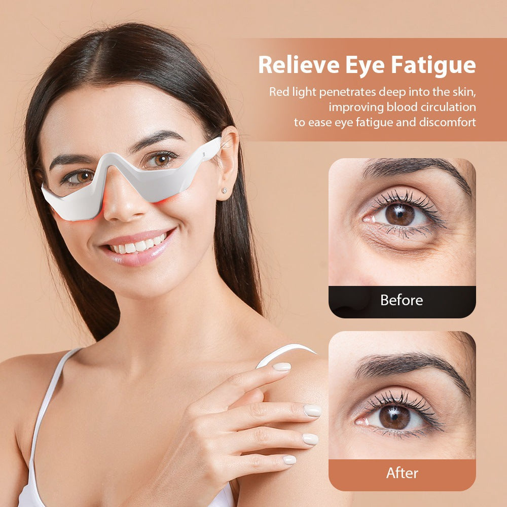 Appareil de massage oculaire soulage la fatigue oculaire Lunettes de massage pour les yeux Appareil de massage pour soulager la fatigue oculaire Appareil de massage sous les lunettes