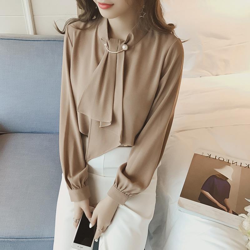 Women's Design Long Sleeve Korean Style Shirt