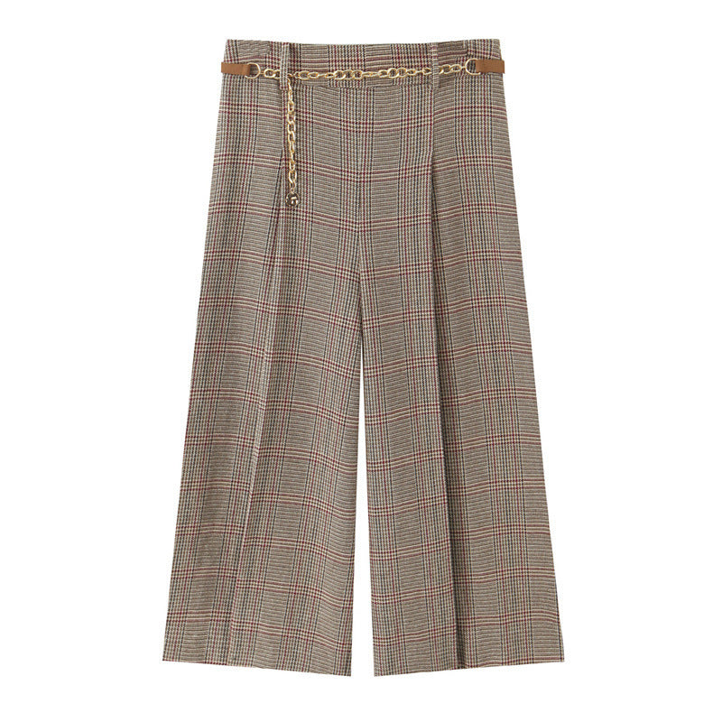 Ensemble blazer court et pantalon élégant pour femme