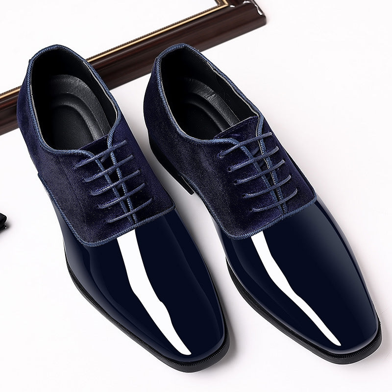 Men's Lightweight Formal Leather Business Shoes Patent Leather