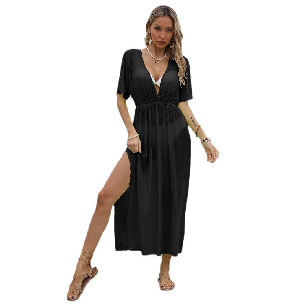 Women's Bikini Blouse Sheer Mesh