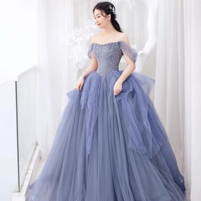 Women's Elegant Slimming Bustier Dress for Banquets