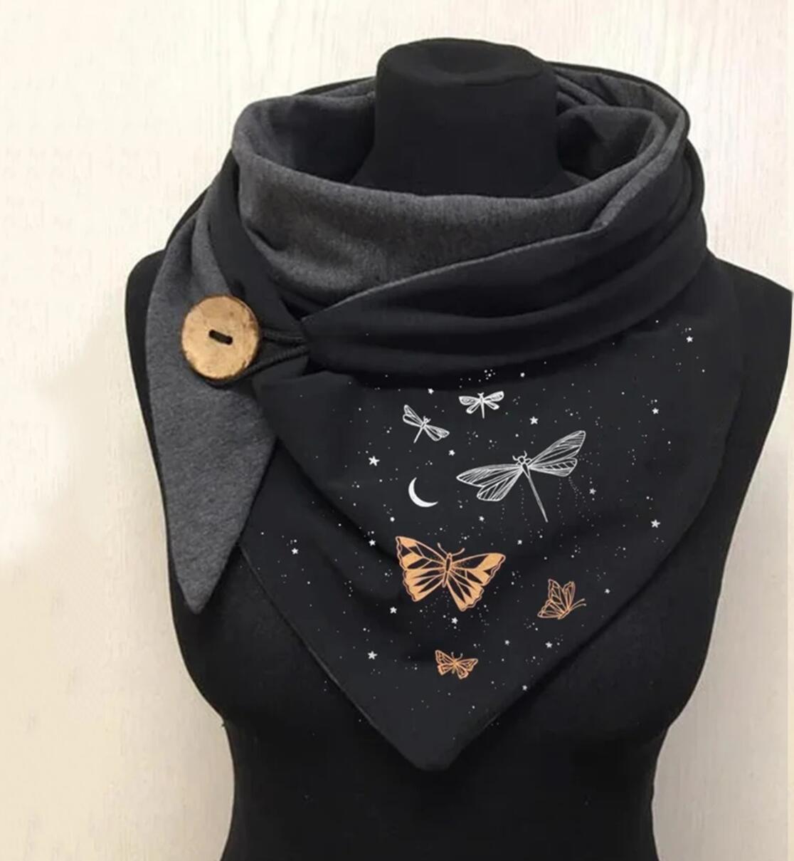 Malaysian Warm Button Turban Scarf