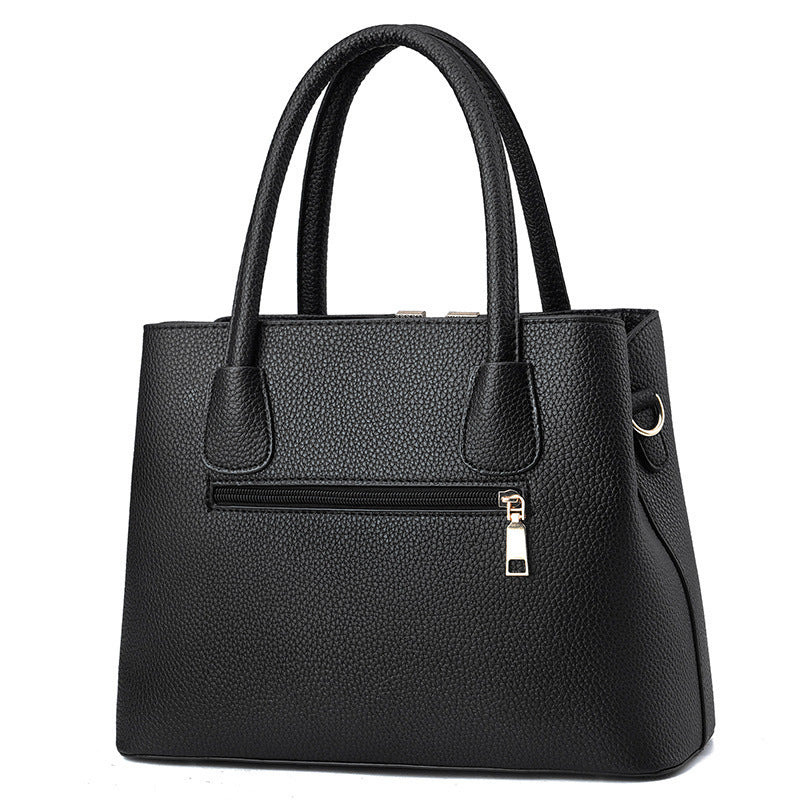 New Lychee Pattern Handbag Large Capacity