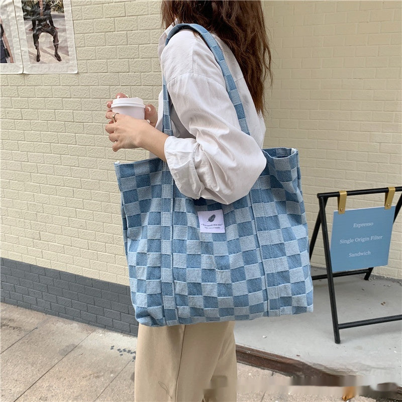 Large Capacity Canvas Shoulder Bag for Women