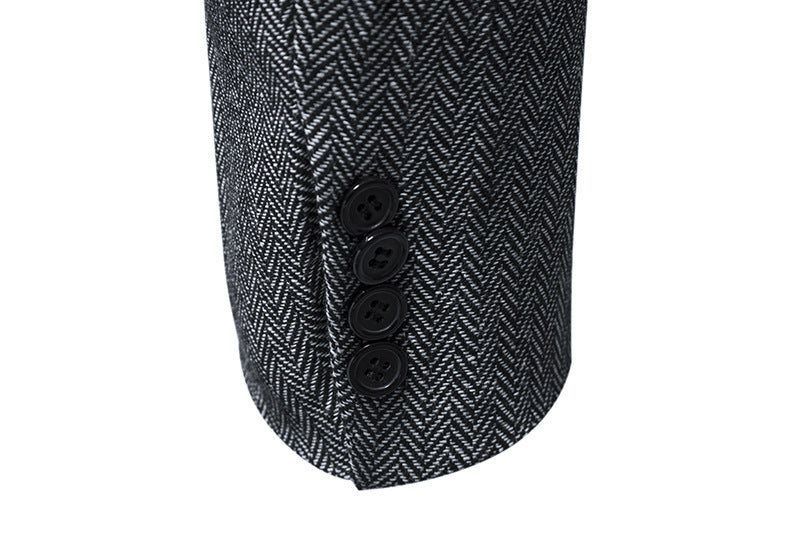 Veste de costume décontractée et épaisse pour le bureau