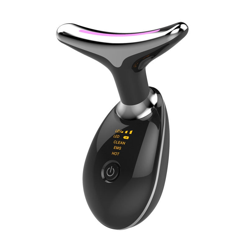 Masseur thermique de cou EMS avec microcourant, anti-rides et effet lifting et raffermissant
