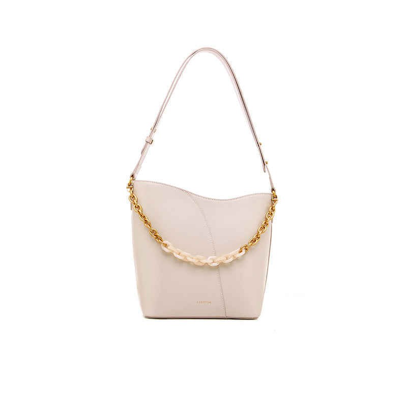 Simple Cow Leather Shoulder Messenger Bag