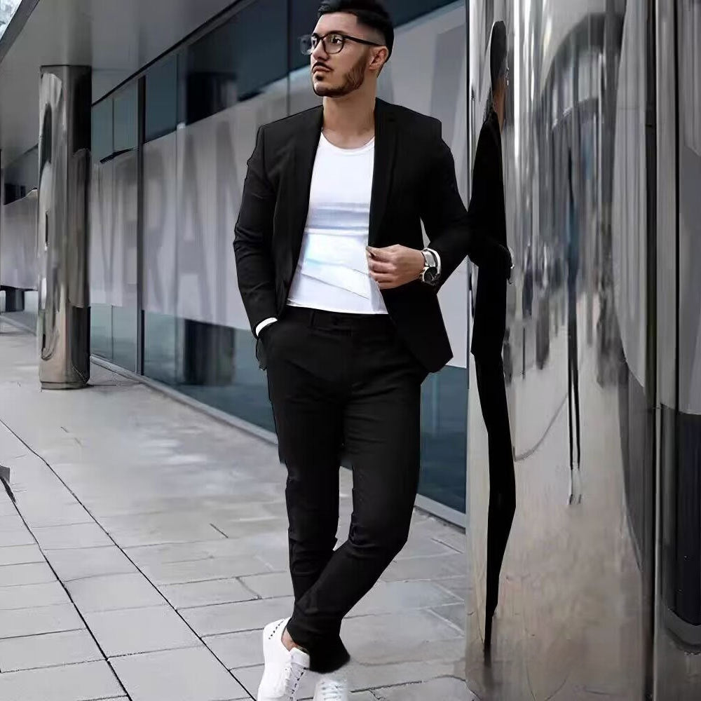 Costume décontracté personnalisé pour homme - Plusieurs couleurs et tailles