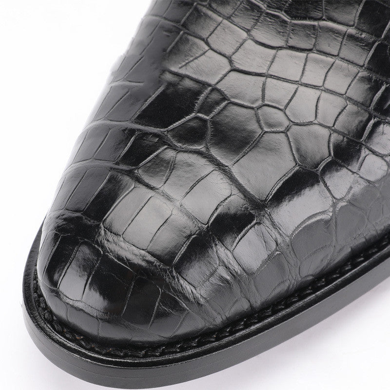High-End Genuine Leather Men's Shoes in Black & Brown