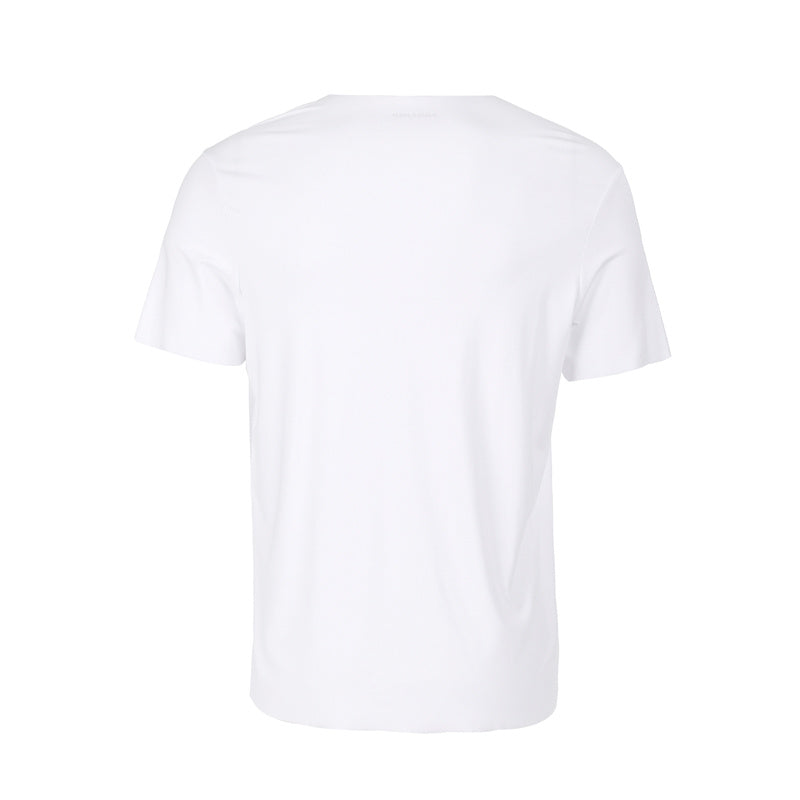 Men's Casual Modal Solid Color Short Sleeve Shirt