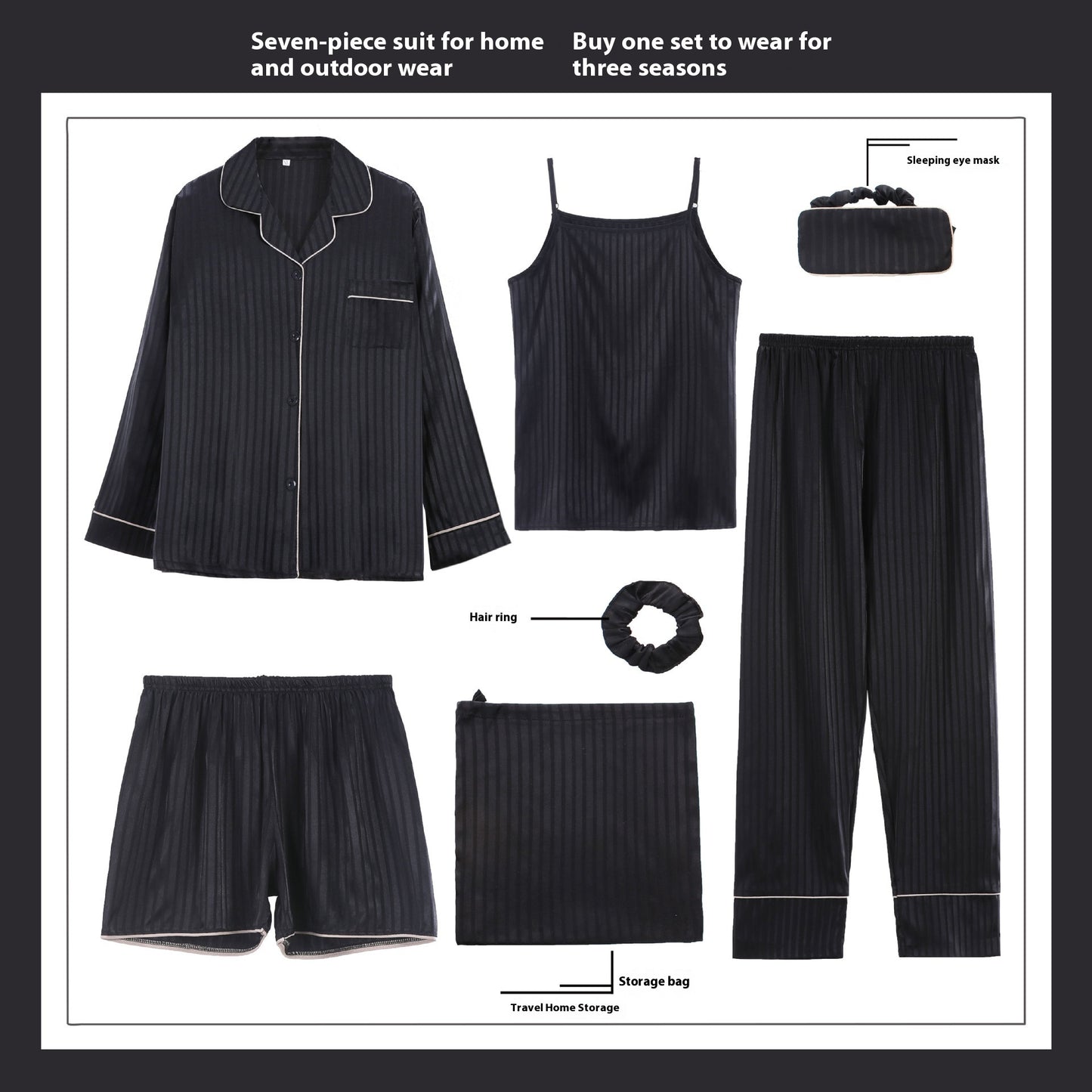 Women's Casual Long Sleeve Soft Homewear Suit