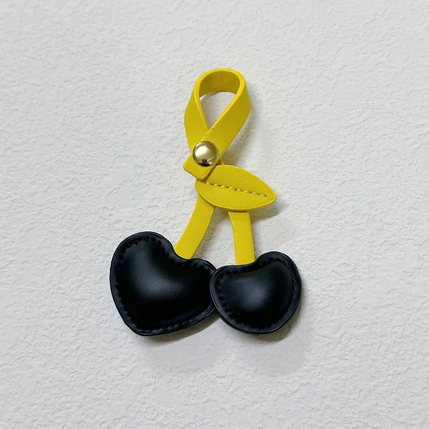 Cute Three-dimensional Peach Heart Cherry Cherry Handbag Pendant