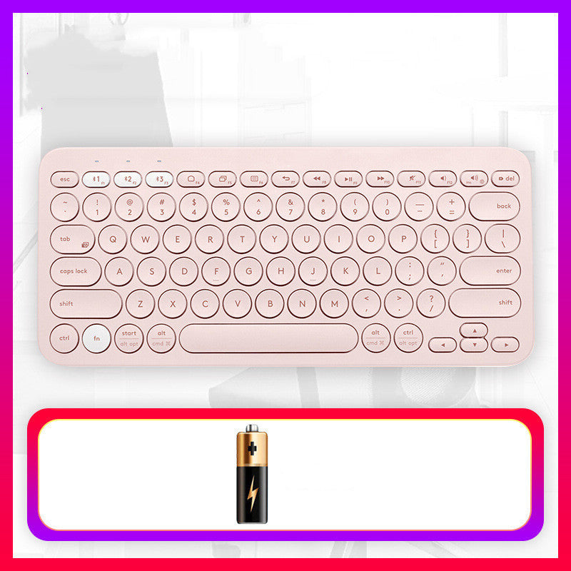 Bluetooth Wireless Keyboard for Mobile, Tablet & Notebook - Universal, ABS, 30x14x3cm, Multi-Color