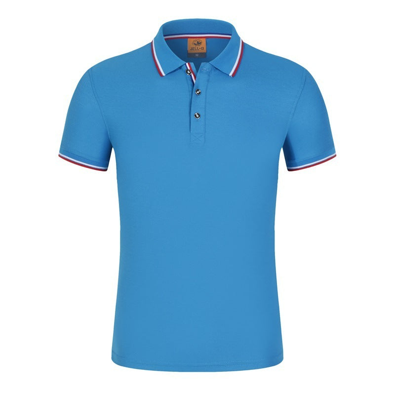 Summer Lapel Short-Sleeve Polo T-Shirt in Multiple Colors