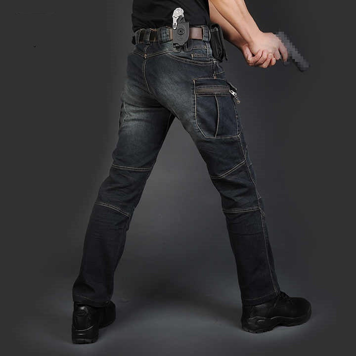 Men's Tactical Straight Slim Training Jeans