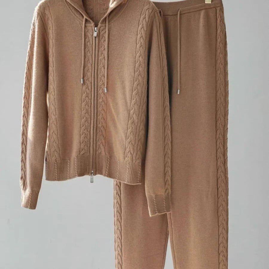 Combinaisons à capuche zippées Temperament Leisure Twist