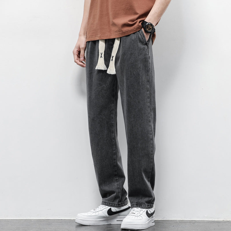 Jean large ample en denim pour homme