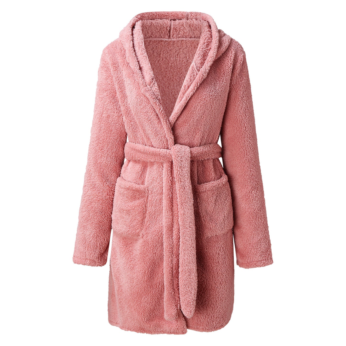 Coral Velvet Thickened Warm Winter Nightgown for Women Cute Duck Pajamas Lounger